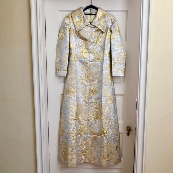 vintage brocade dress